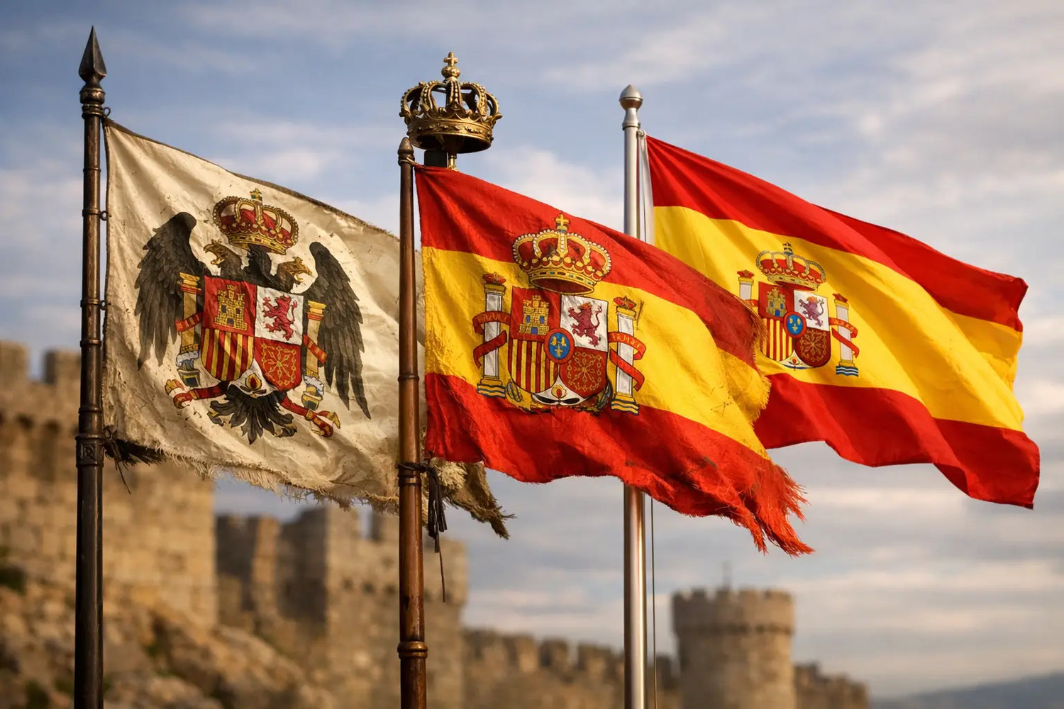 Banderas españolas con historia y honor