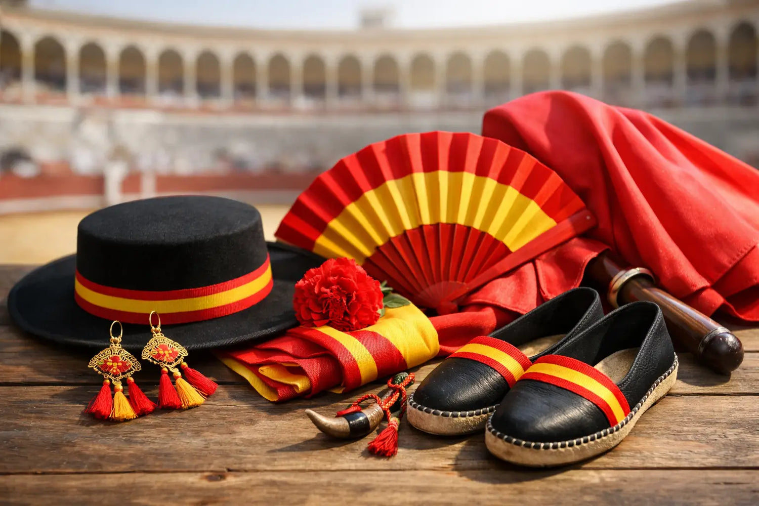 Accesorios para feria taurina con orgullo español