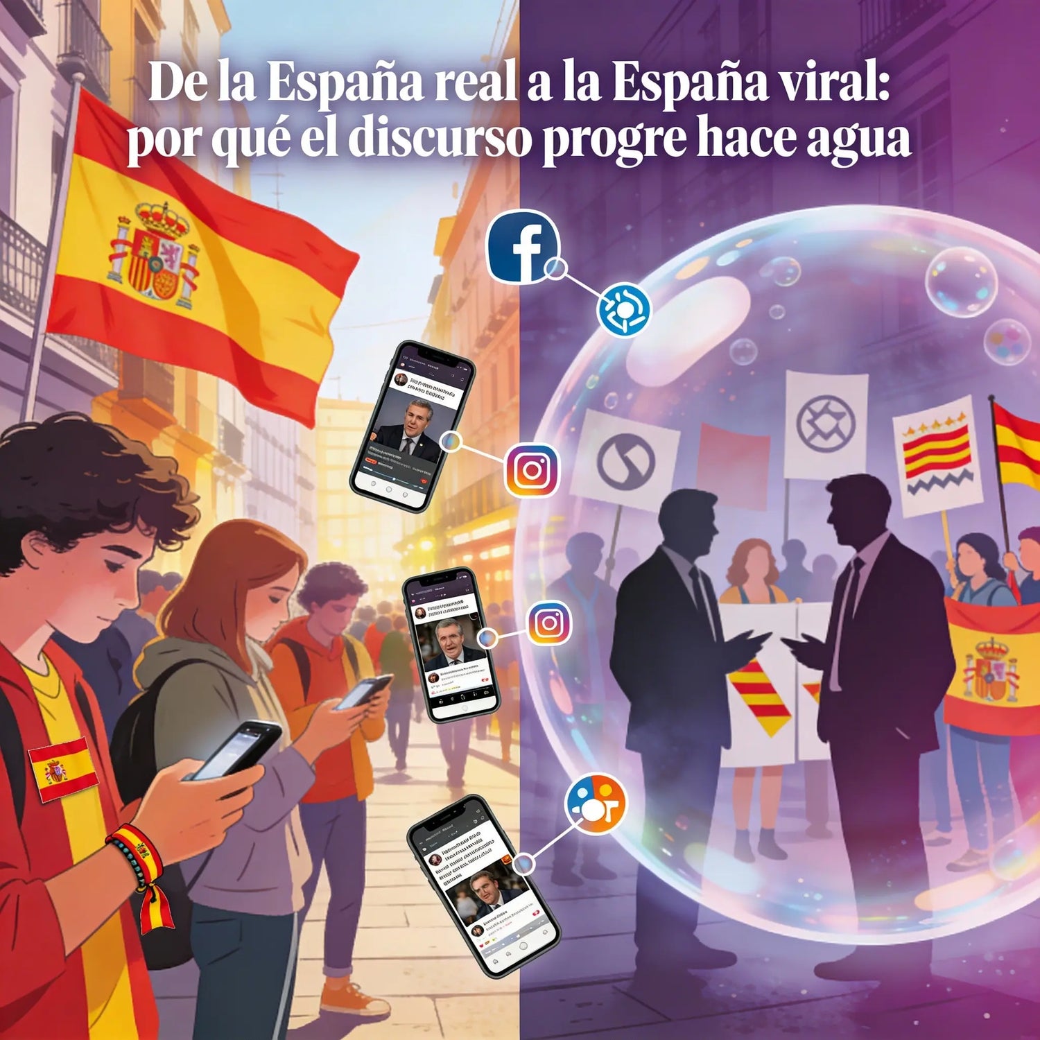 De-la-España-real-a-la-España-viral-por-qué-el-discurso-progre-hace-agua La Flamenca de Borgoña Bandera España