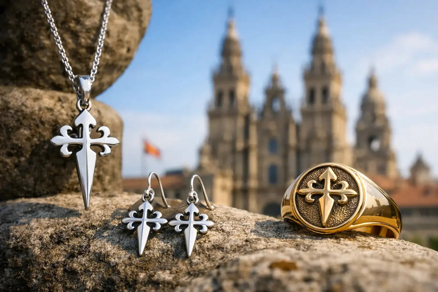 Joyas Cruz de Santiago para llevar con orgullo