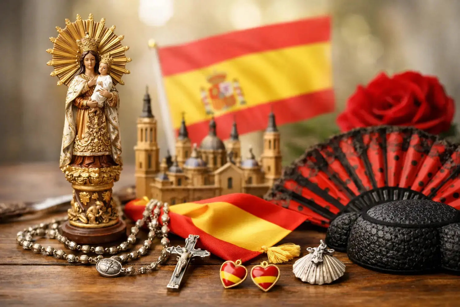Regalos Virgen del Pilar con fe y orgullo español