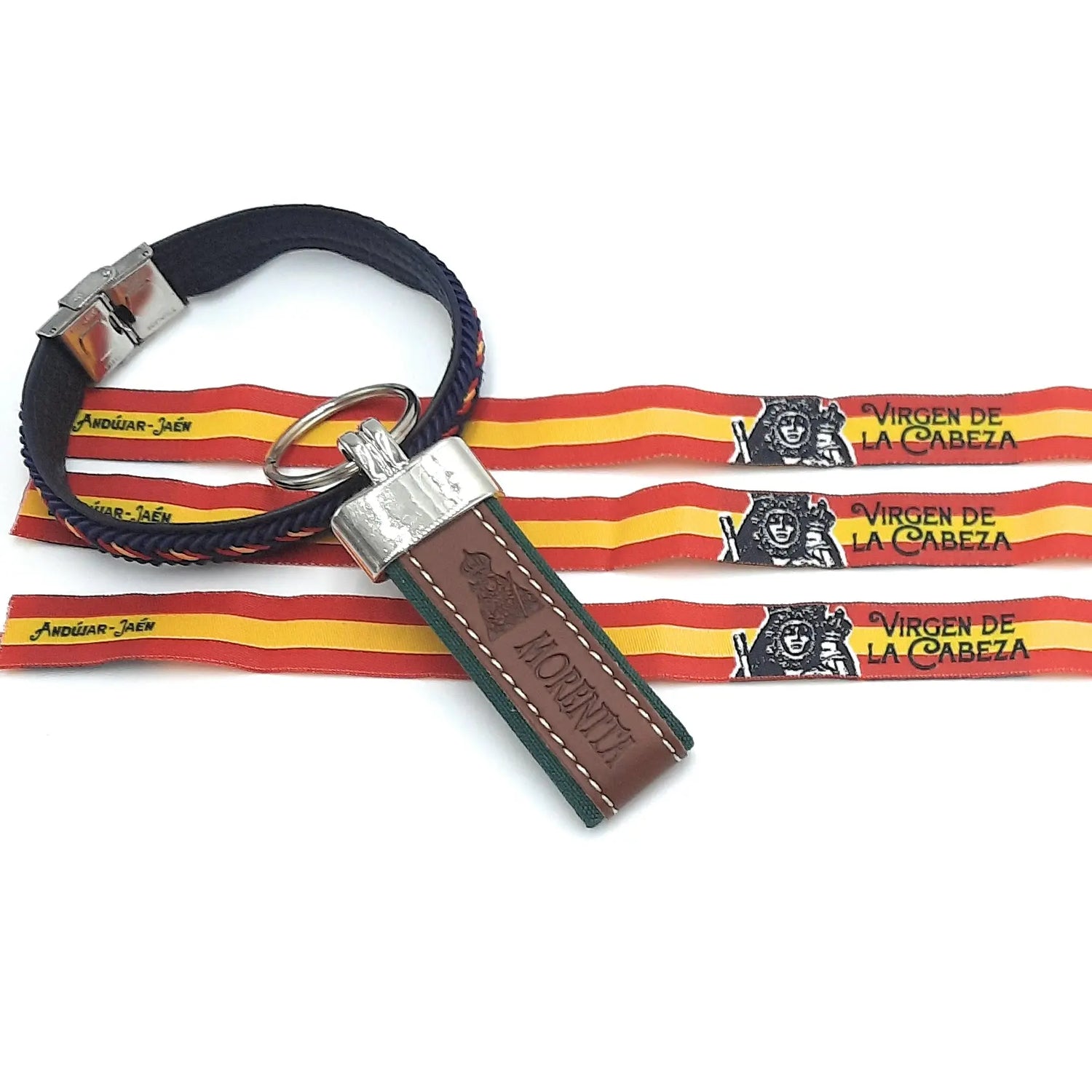 Virgen de la Cabeza de Andújar La Flamenca de Borgoña, Bandera de España, Cruz de Borgoña, Patricia Muñoz, VOX, Santiago Abascal 