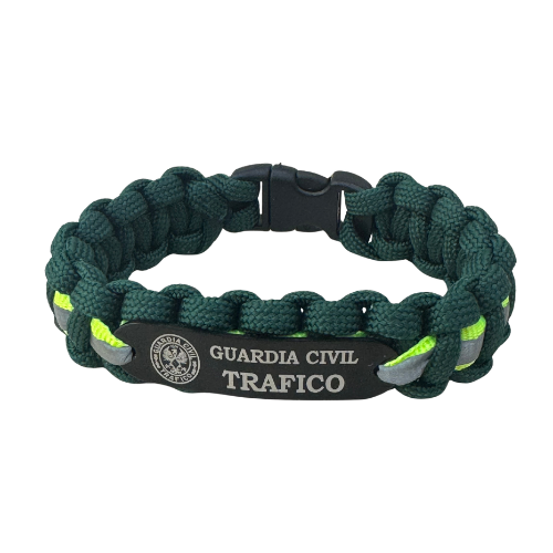 Spanish flag camouflage paracord bracelet