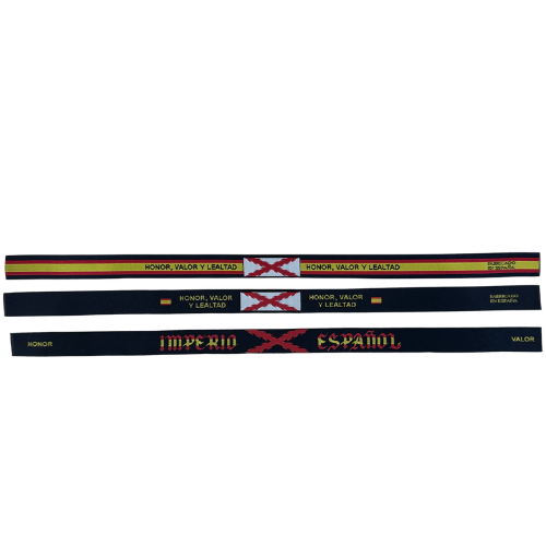 Lote 22 - Pack 3 pulseras de tela Cruz de Borgoña
