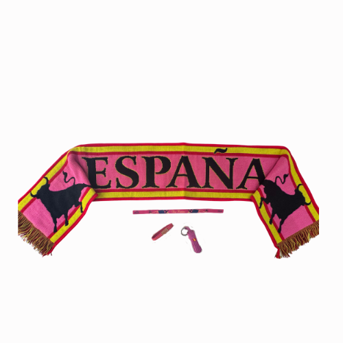 Lote 5 - Lote Capotera Rosa Capote: Bufanda, Llavero y Pulsera