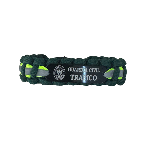 Spanish flag camouflage paracord bracelet