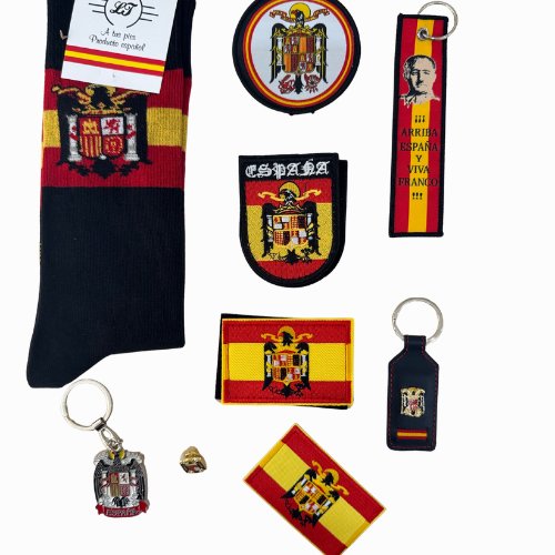 Lote 7 - Lote Águila de San Juan con Bandera de España