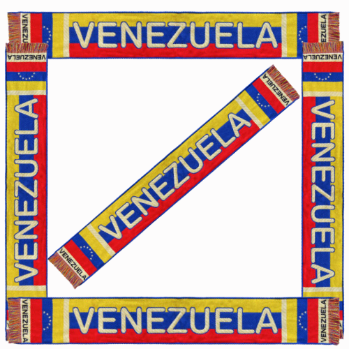 Bufanda Venezuela Aficionados Tricolor