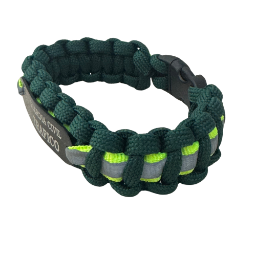 Spanish flag camouflage paracord bracelet