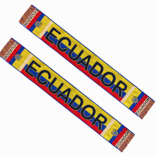 Bufanda Ecuador Aficionados Tricolor