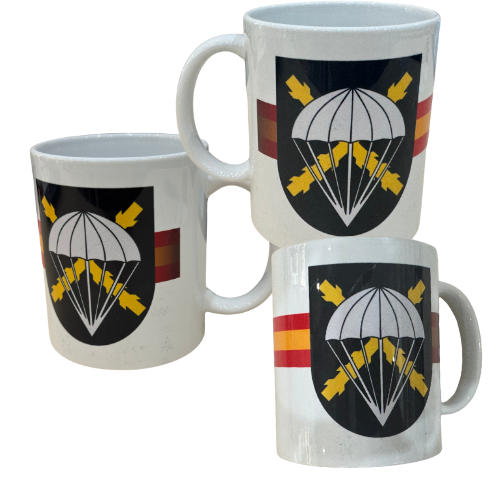 Taza Cerámica Brigada Paracaidista BRIPAC Bandera de España