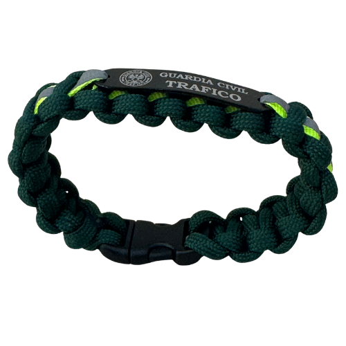 Spanish flag camouflage paracord bracelet