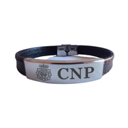 Pulsera piel Policía Nacional CNP