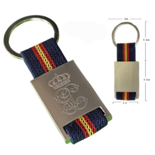 Llavero Cinta Azul Guardia Civil y España