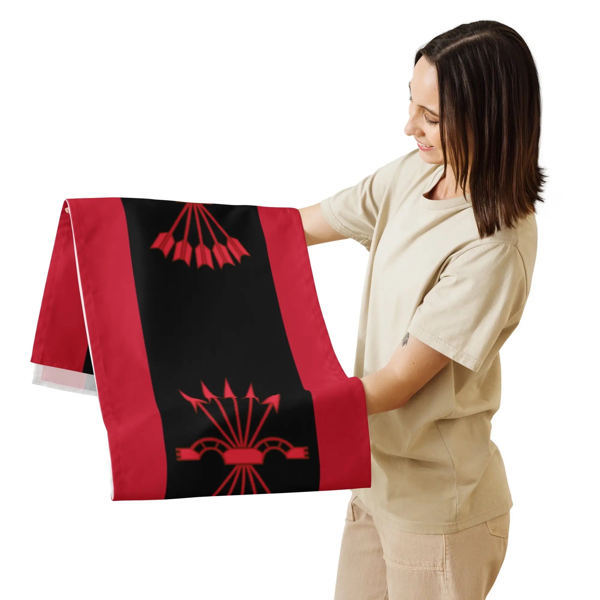 Comprar Camino de mesa Falange Bandera España La Flamenca de Borgoña Patricia Muñoz VOX