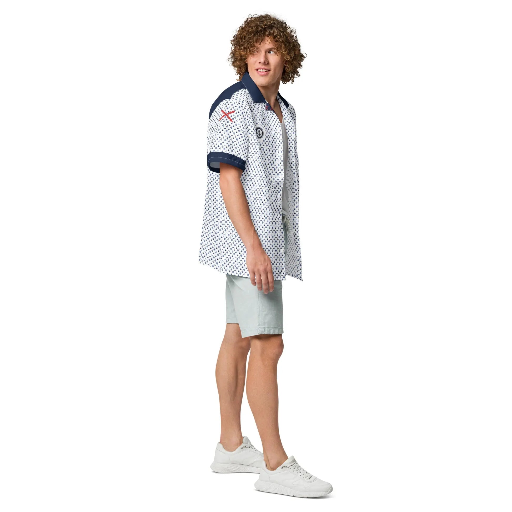 Comprar Camisa Alta Mar I manga corta unisex Bandera España La Flamenca de Borgoña Patricia Muñoz VOX