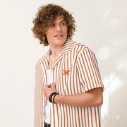 Comprar Camisa Bandera España líneas manga corta unisex La Flamenca de Borgoña, Bandera de España, Cruz de Borgoña, Patricia Muñoz, VOX, Santiago Abascal