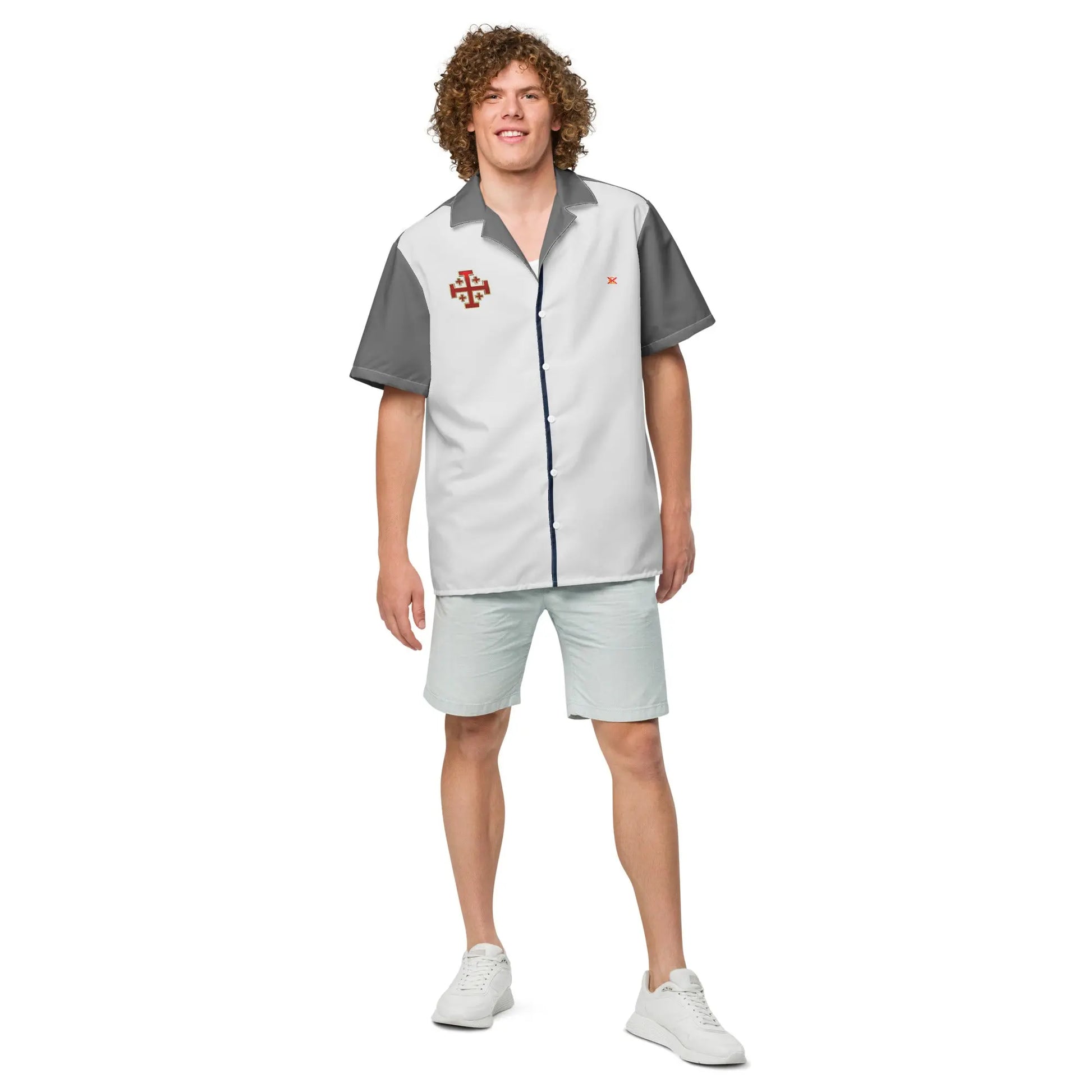 Comprar Camisa Cruz Templarios II manga corta unisex Bandera España La Flamenca de Borgoña Patricia Muñoz VOX