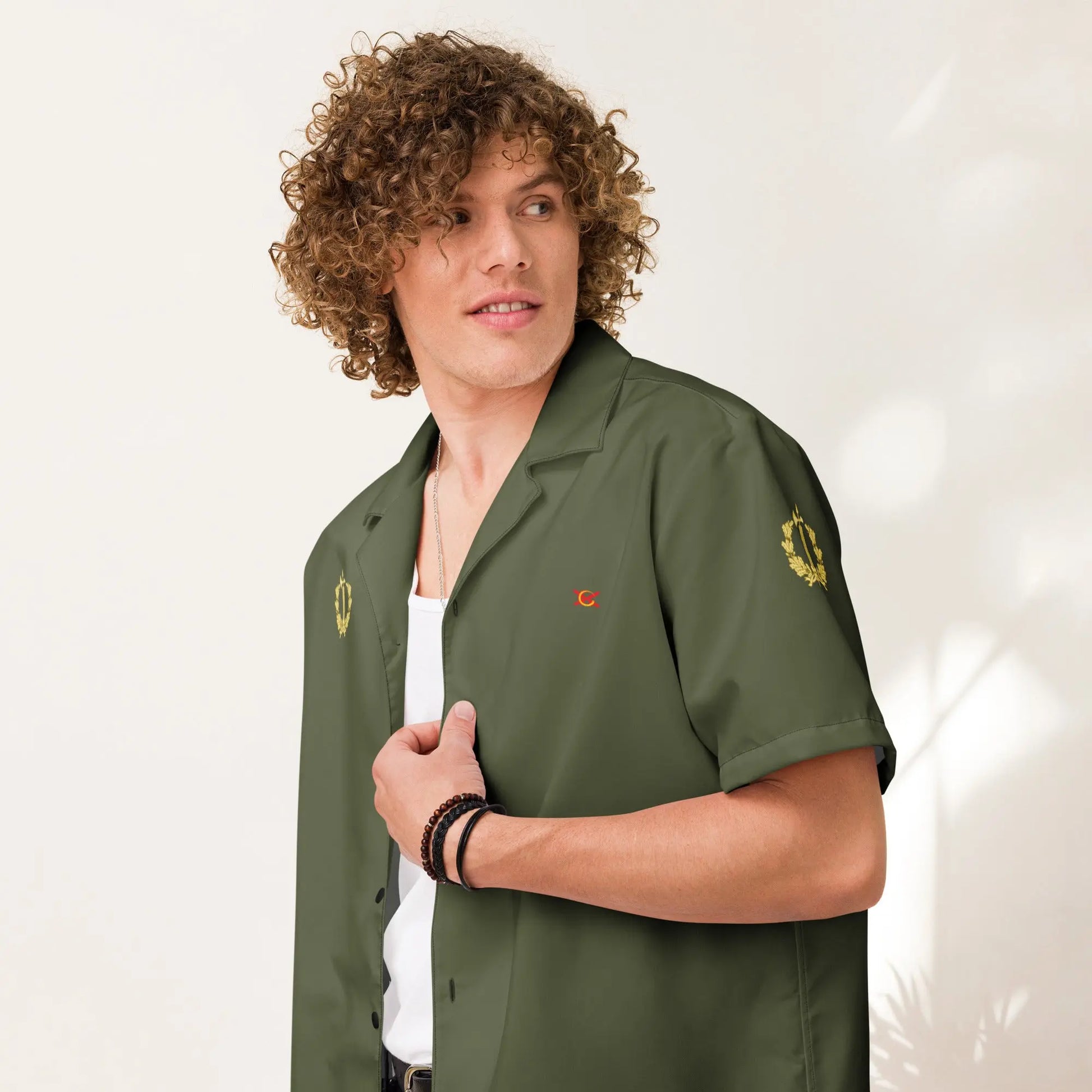 Comprar Camisa Cuerpo Jurídico Militar manga corta unisex Bandera España La Flamenca de Borgoña Patricia Muñoz VOX