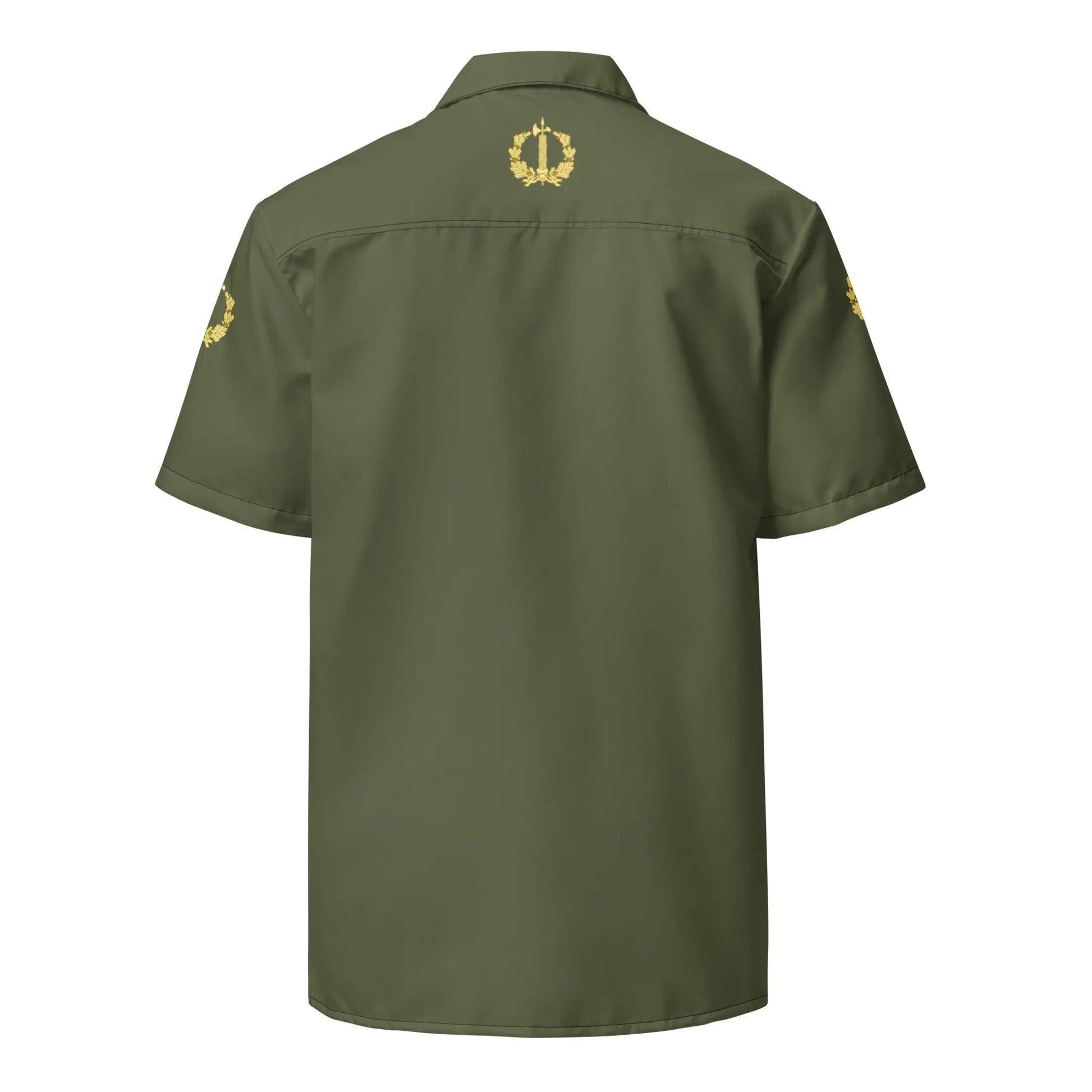 Comprar Camisa Cuerpo Jurídico Militar manga corta unisex Bandera España La Flamenca de Borgoña Patricia Muñoz VOX