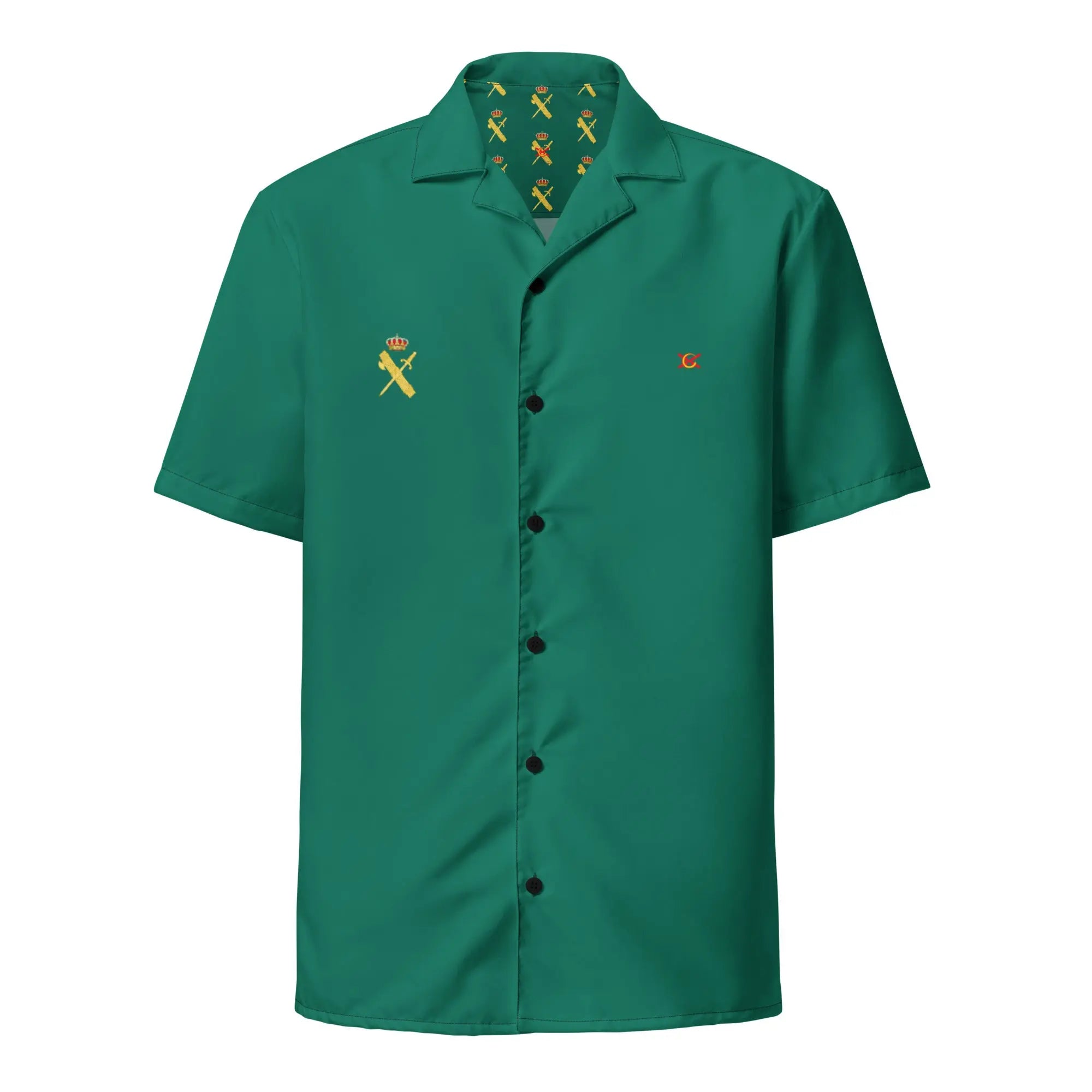 Comprar Camisa Guardia Civil manga corta unisex Bandera España La Flamenca de Borgoña Patricia Muñoz VOX