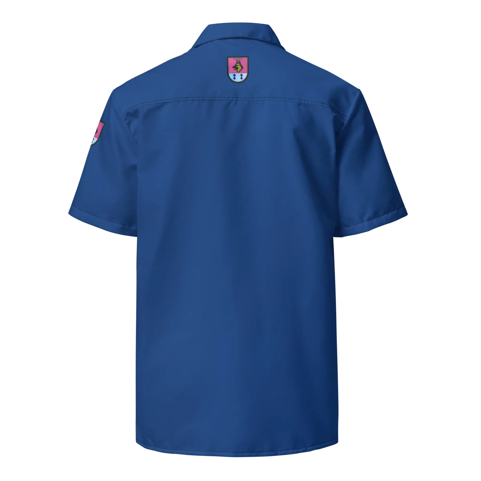 Comprar Camisa UEGC Unidad Guías Caninos Policía Nacional manga corta unisex Bandera España La Flamenca de Borgoña Patricia Muñoz VOX