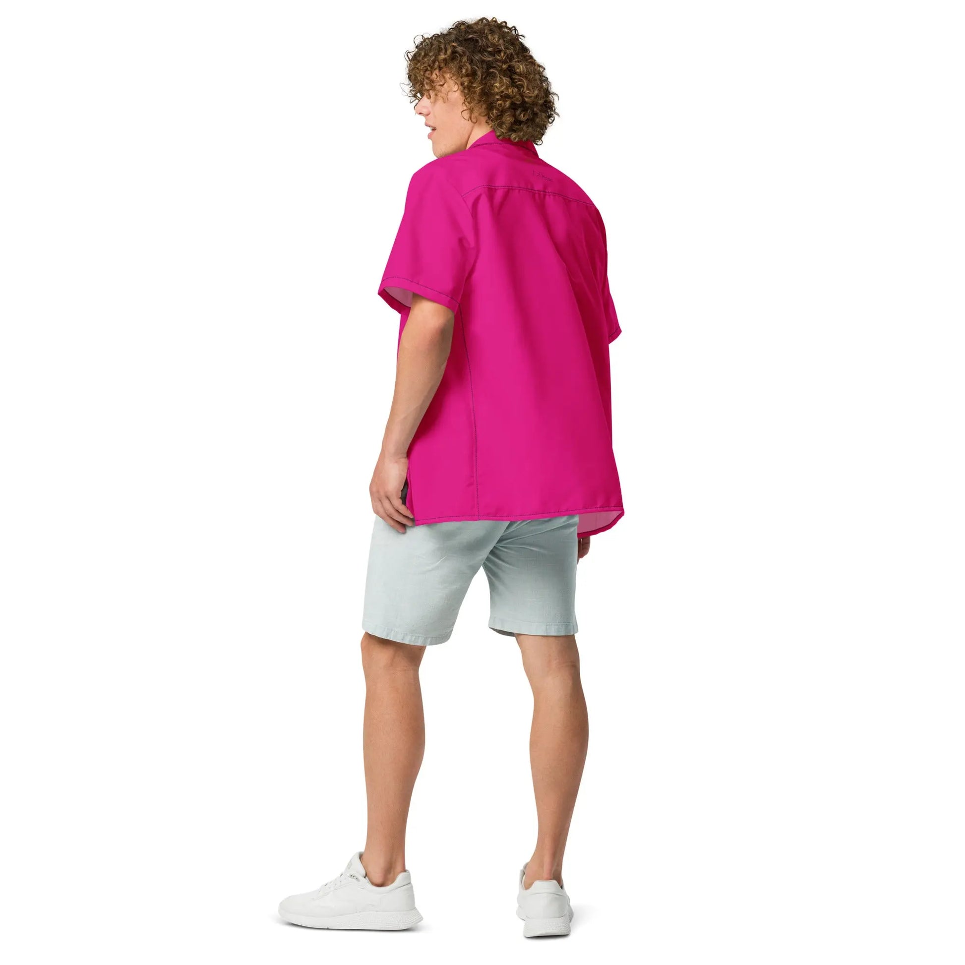 Comprar Camisa de España fucsia rosa capote manga corta unisex Bandera España La Flamenca de Borgoña Patricia Muñoz VOX