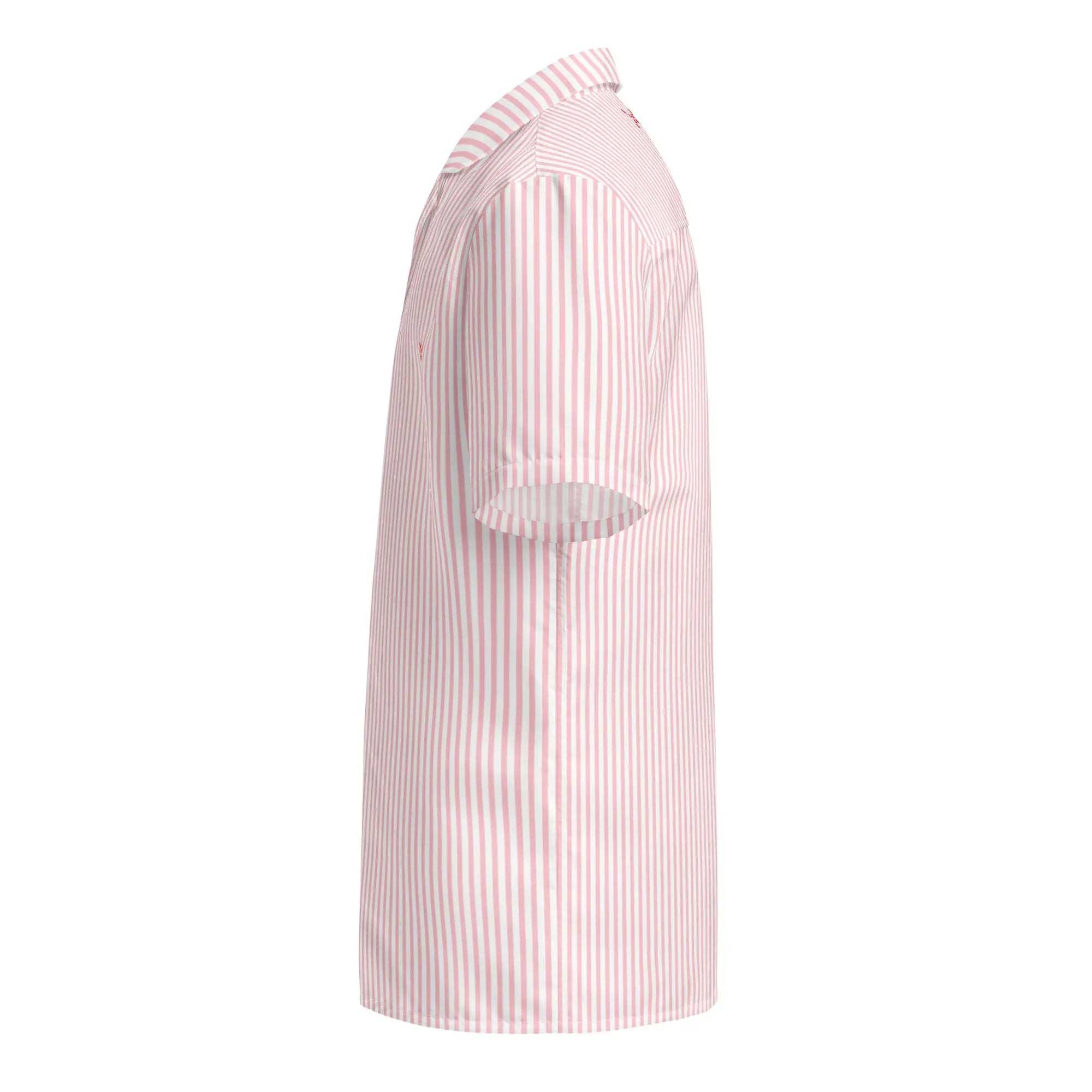 Comprar Camisa rayas rosas manga corta unisex Bandera España La Flamenca de Borgoña Patricia Muñoz VOX
