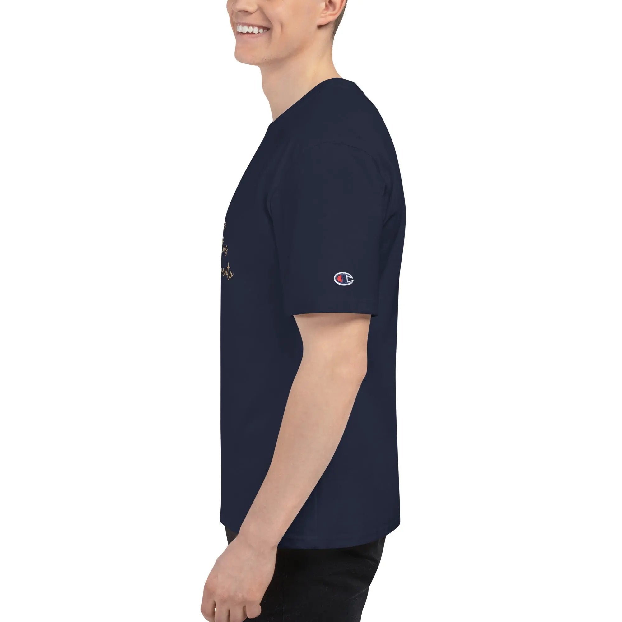 Comprar Camiseta Champion hombre "Tu regere imperio fluctus Hispane Memento" La Flamenca de Borgoña Bandera España