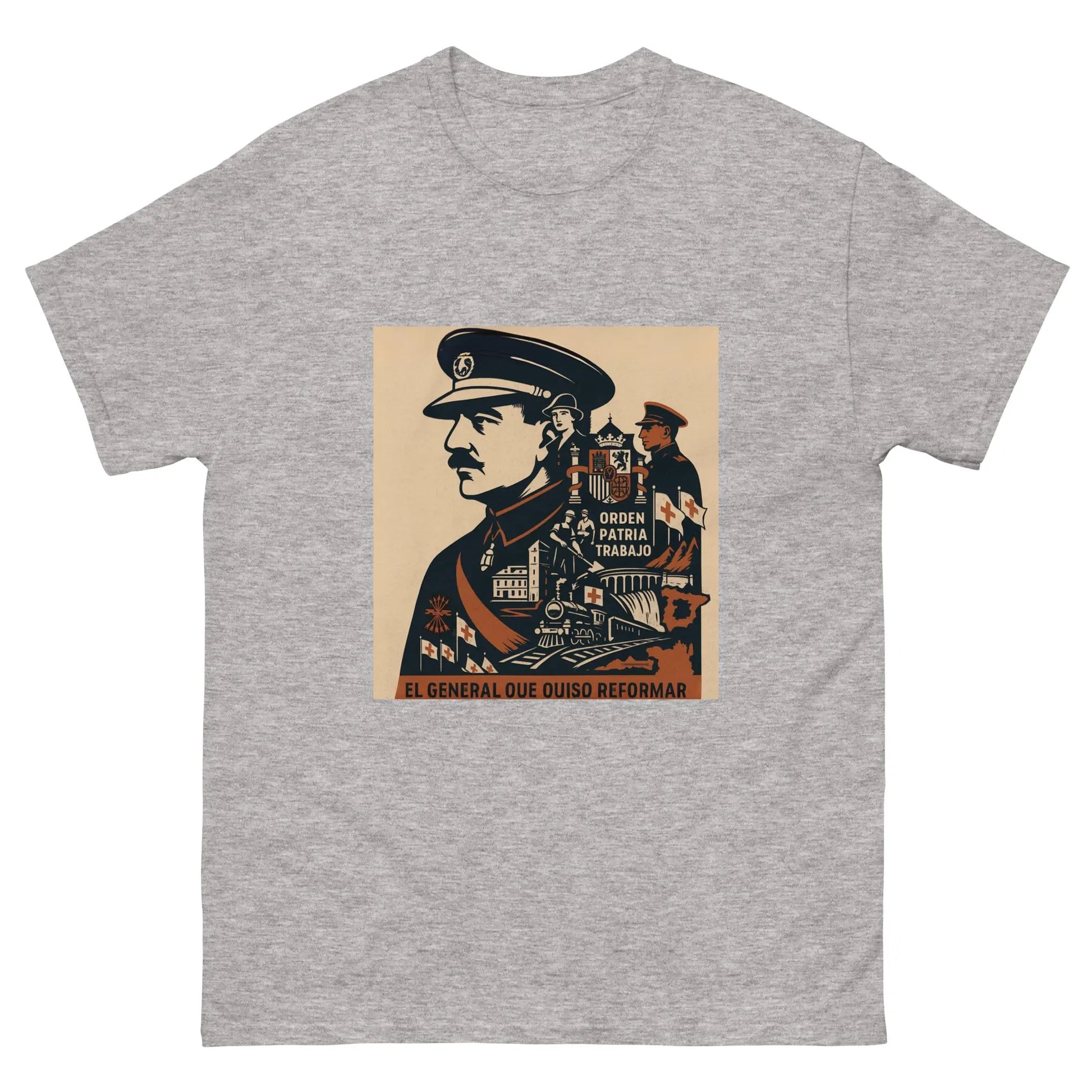 Comprar Camiseta clásica unisex La Flamenca de Borgoña, Bandera de España, Cruz de Borgoña, Patricia Muñoz, VOX
