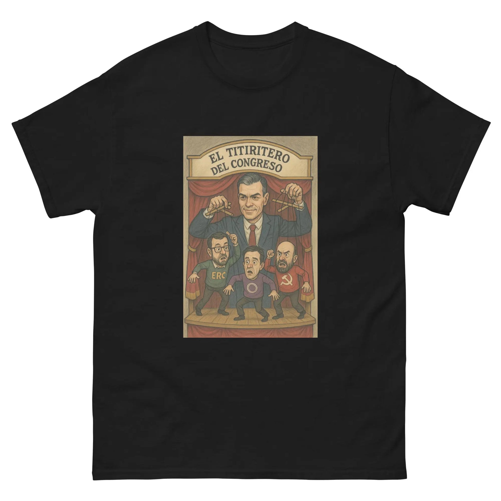 Comprar Camiseta clásica unisex La Flamenca de Borgoña, Bandera de España, Cruz de Borgoña, Patricia Muñoz, VOX