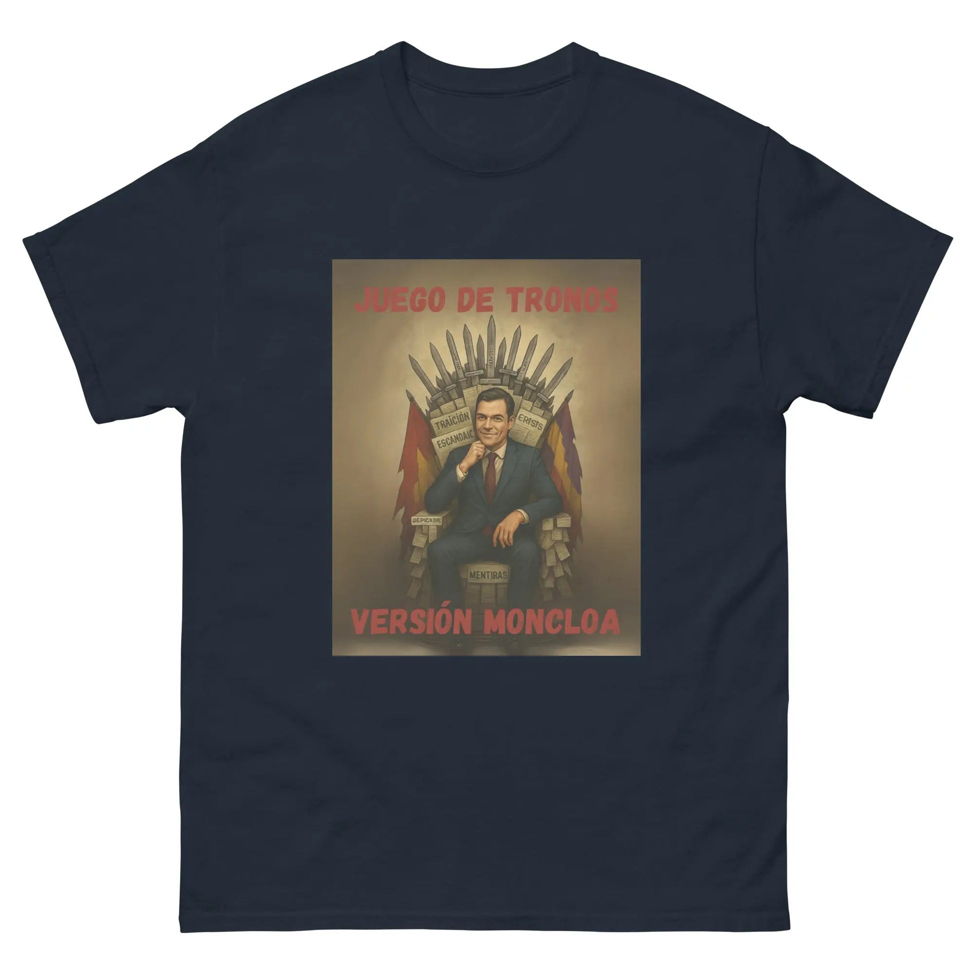 Comprar Camiseta "Juego de Tronos: Versión Moncloa" Bandera España La Flamenca de Borgoña Patricia Muñoz VOX