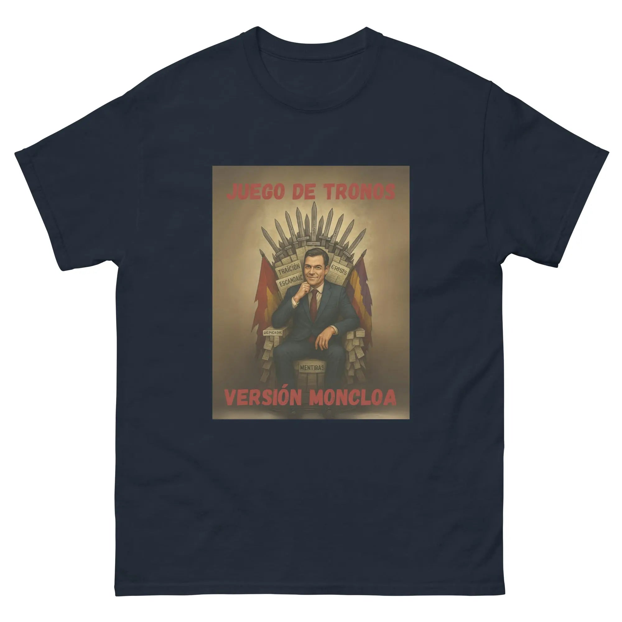 Comprar Camiseta "Juego de Tronos: Versión Moncloa" Bandera España La Flamenca de Borgoña Patricia Muñoz VOX