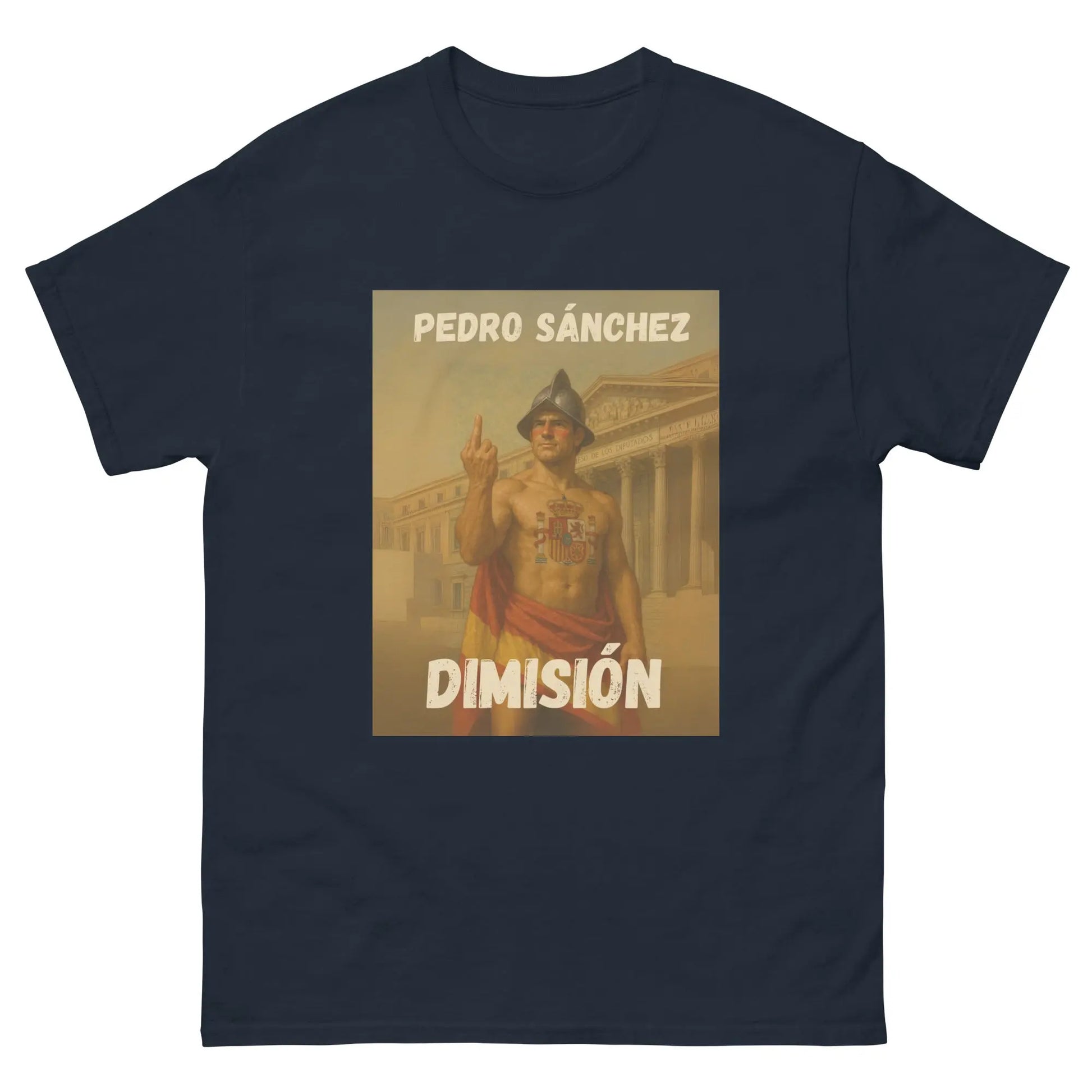 Comprar Camiseta clásica unisex La Flamenca de Borgoña, Bandera de España, Cruz de Borgoña, Patricia Muñoz, VOX