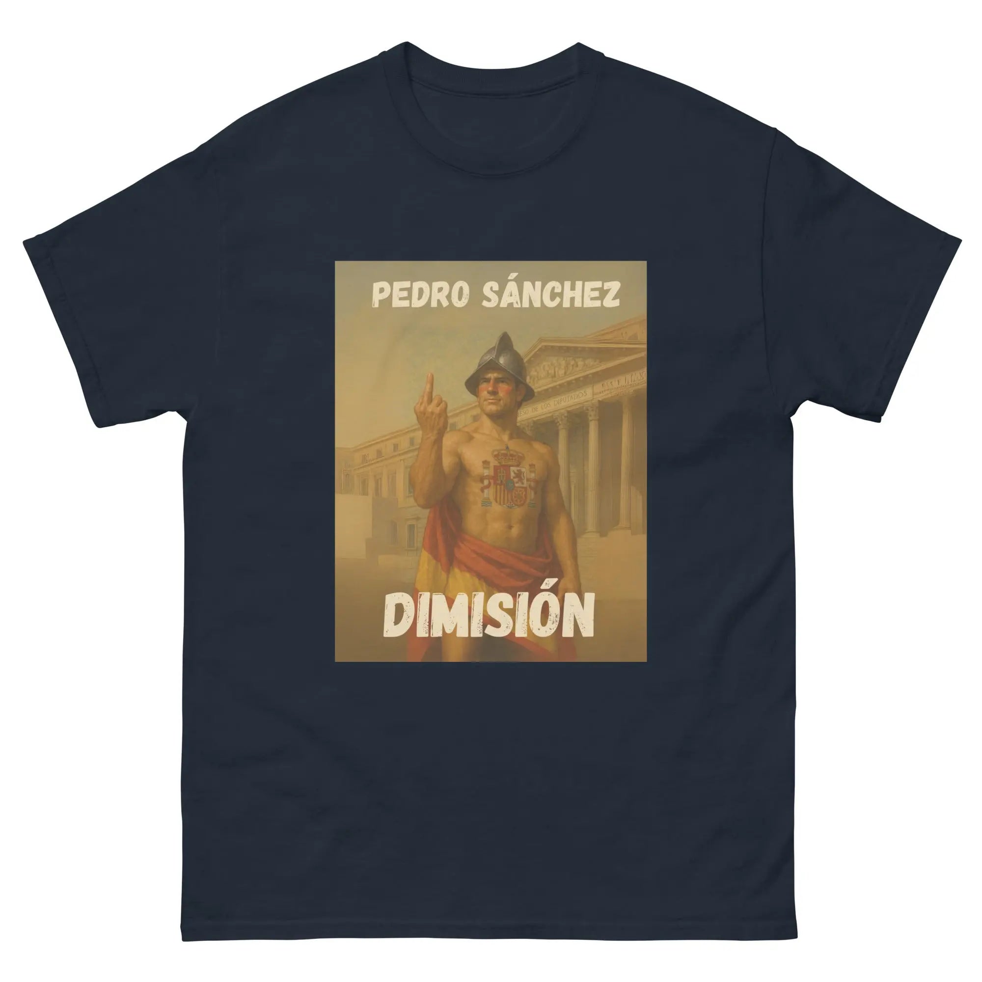 Comprar Camiseta clásica unisex La Flamenca de Borgoña, Bandera de España, Cruz de Borgoña, Patricia Muñoz, VOX
