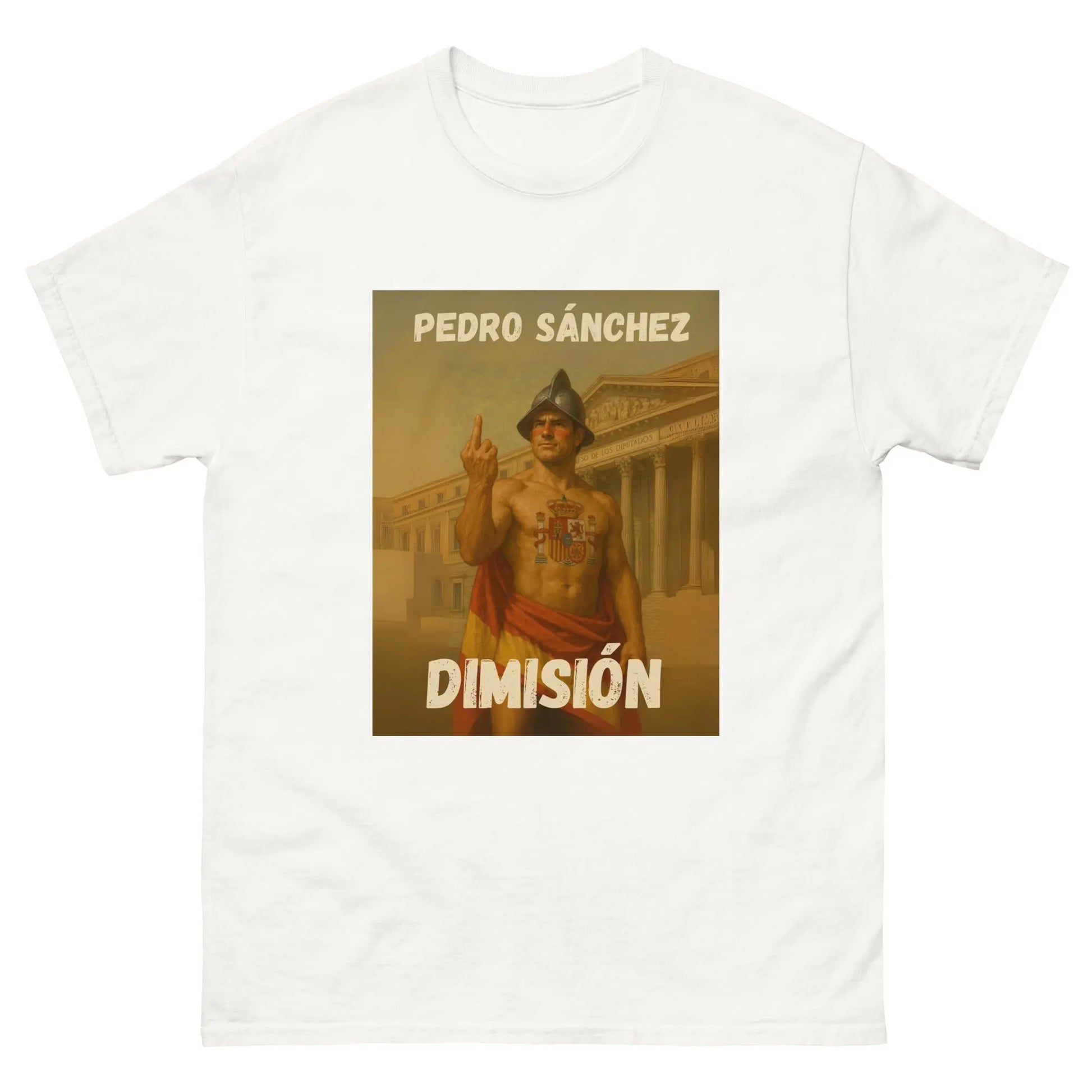 Comprar Camiseta clásica unisex La Flamenca de Borgoña, Bandera de España, Cruz de Borgoña, Patricia Muñoz, VOX