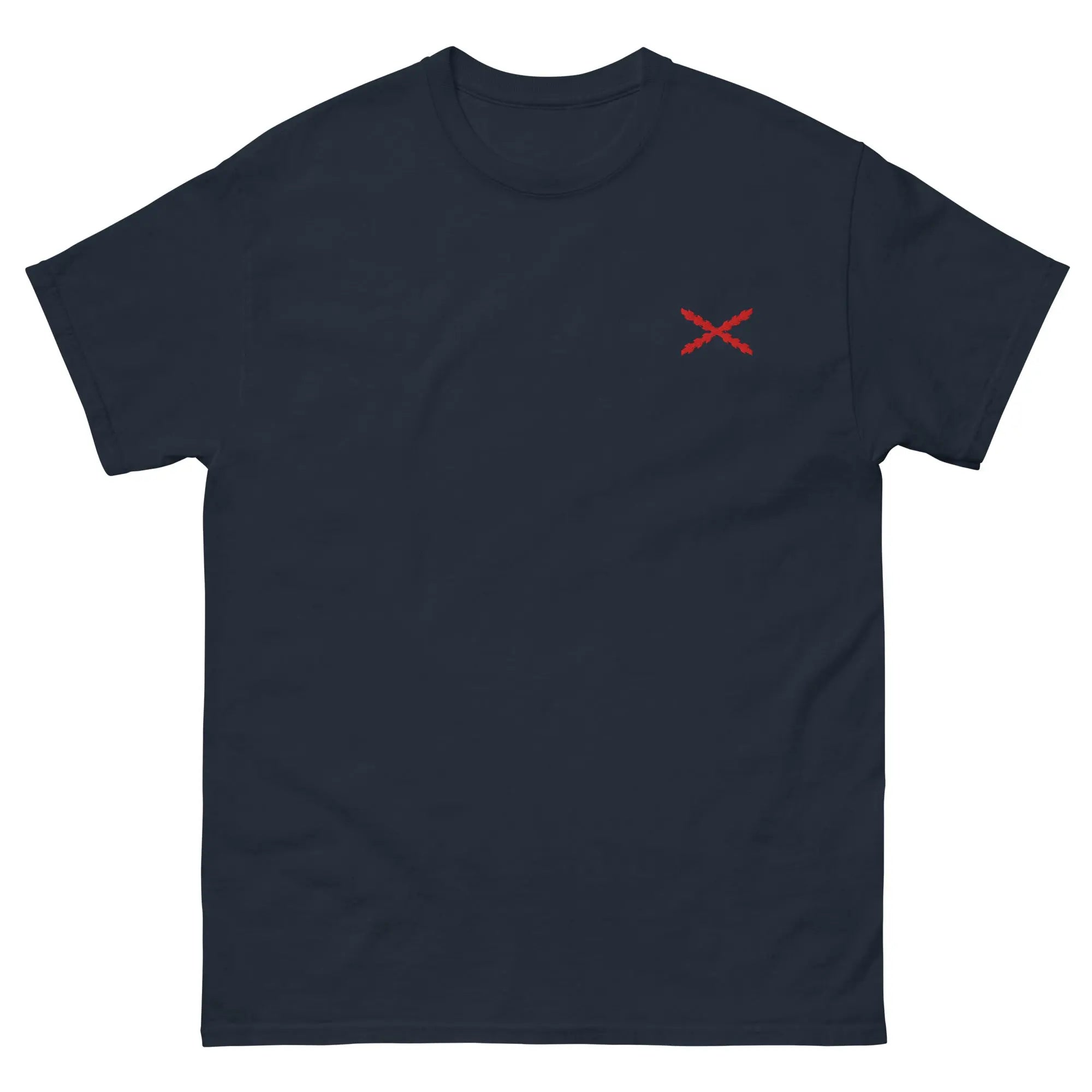 Comprar Camiseta clásica unisex bordado Cruz de Borgoña La Flamenca de Borgoña, Bandera de España, Cruz de Borgoña, Patricia Muñoz, VOX
