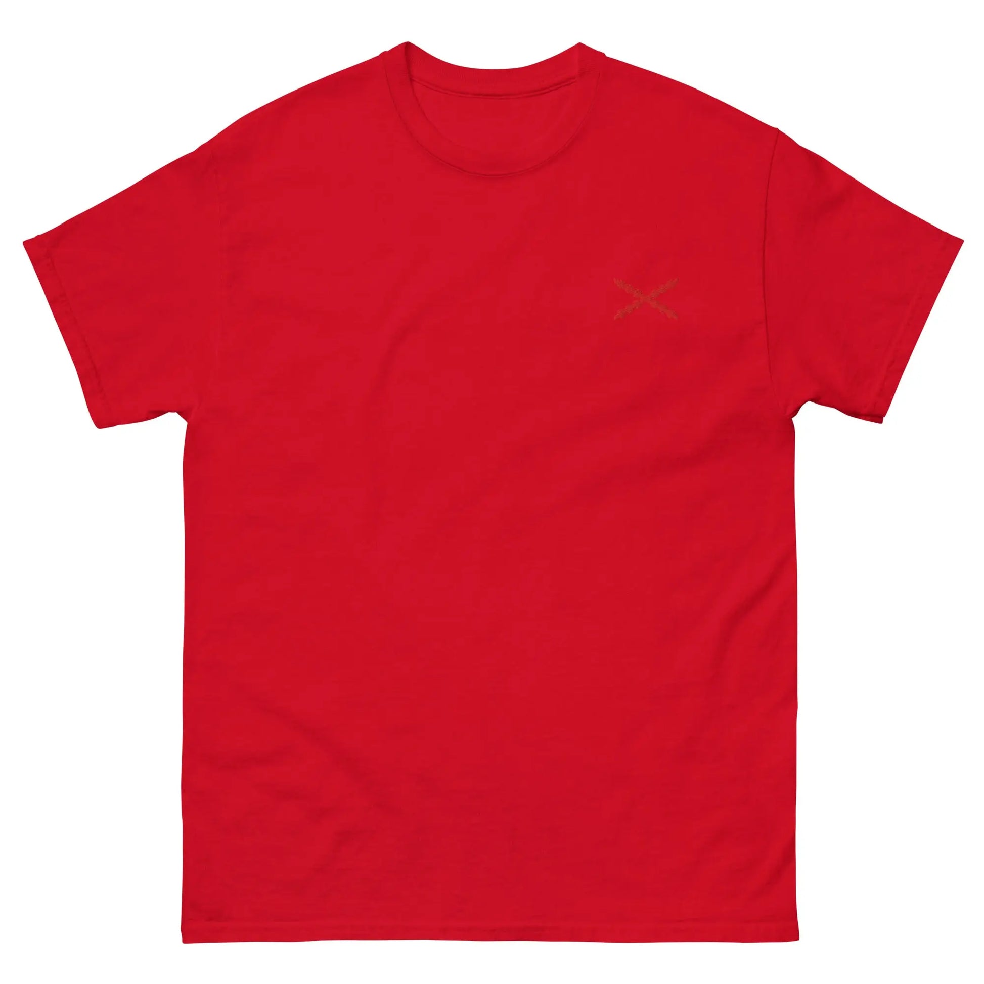 Comprar Camiseta clásica unisex bordado Cruz de Borgoña La Flamenca de Borgoña, Bandera de España, Cruz de Borgoña, Patricia Muñoz, VOX