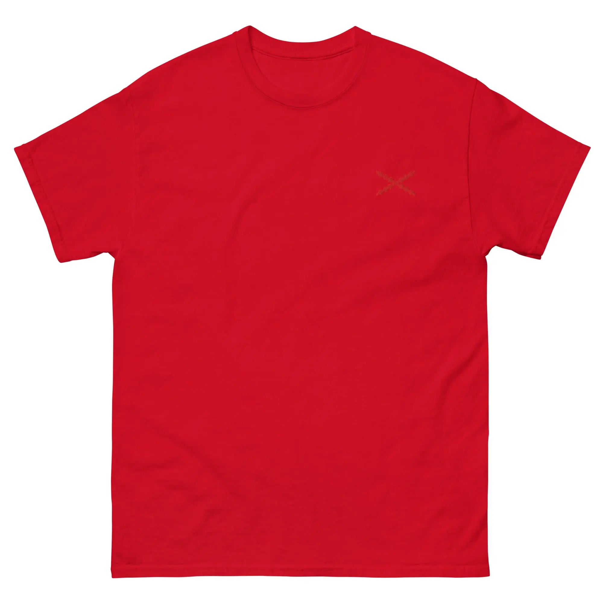 Comprar Camiseta clásica unisex bordado Cruz de Borgoña La Flamenca de Borgoña, Bandera de España, Cruz de Borgoña, Patricia Muñoz, VOX