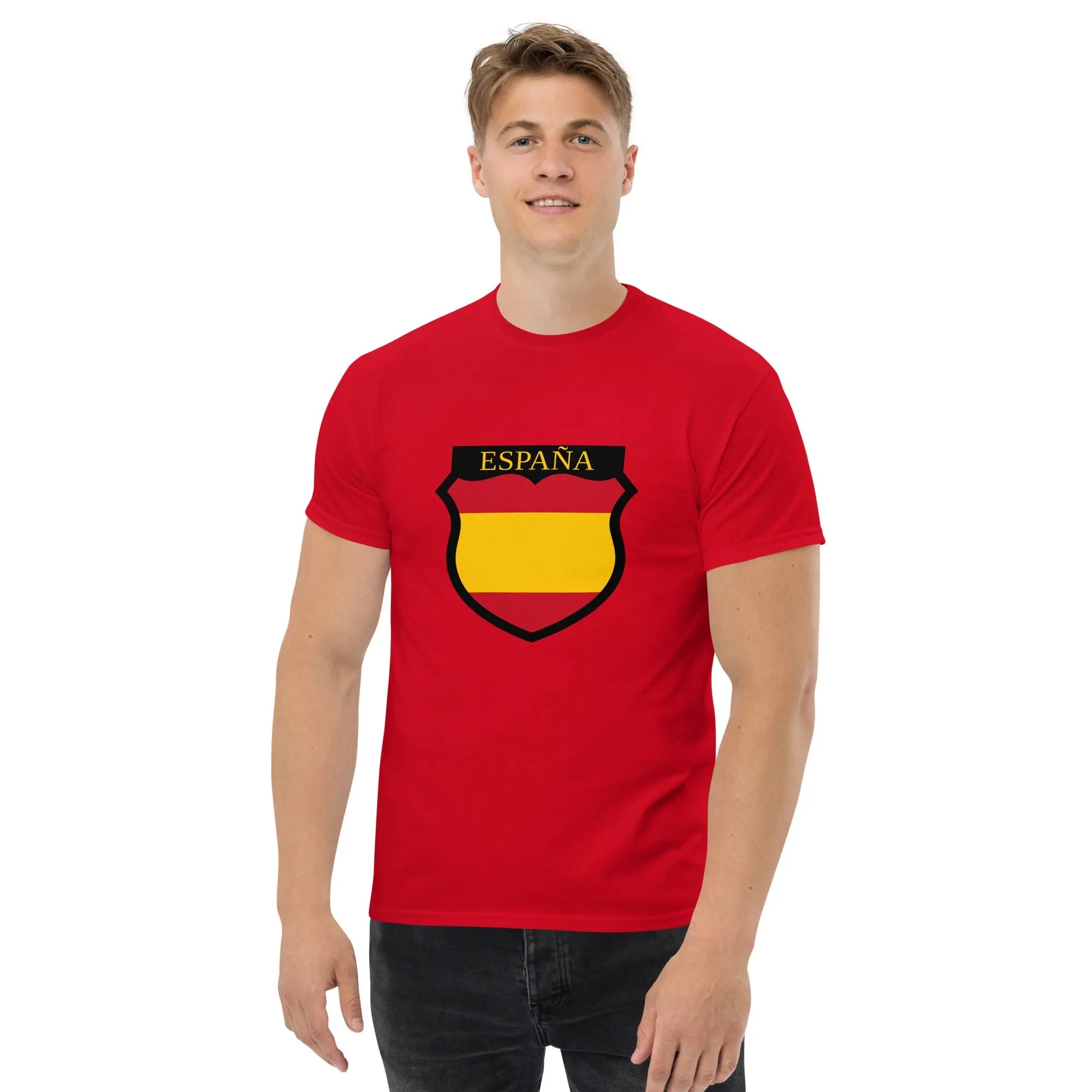 Comprar Camiseta hombre División Azul Bandera España La Flamenca de Borgoña Patricia Muñoz VOX