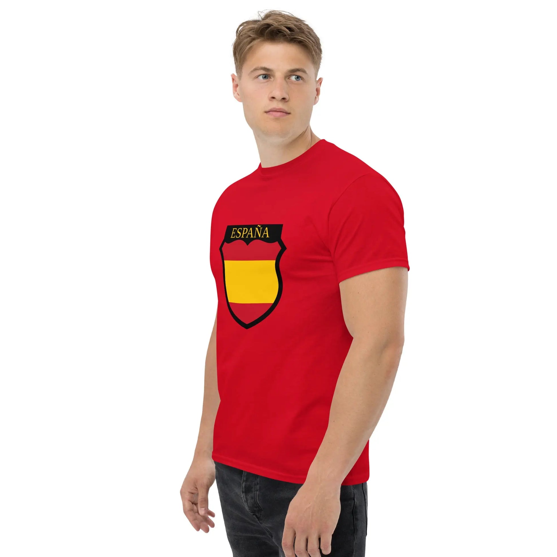 Comprar Camiseta hombre División Azul Bandera España La Flamenca de Borgoña Patricia Muñoz VOX