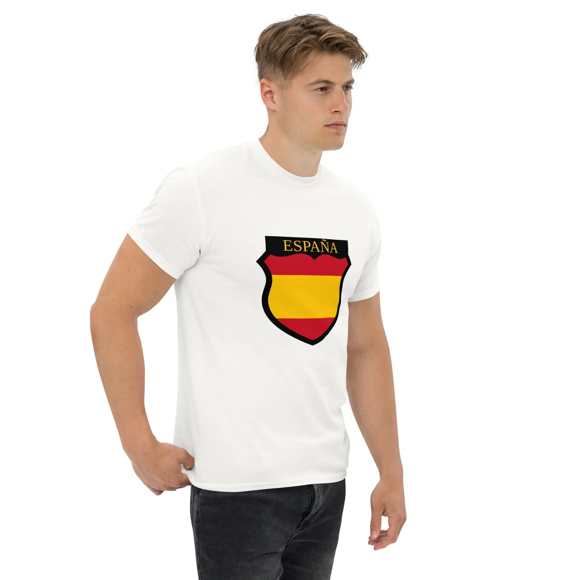 Comprar Camiseta hombre División Azul Bandera España La Flamenca de Borgoña Patricia Muñoz VOX