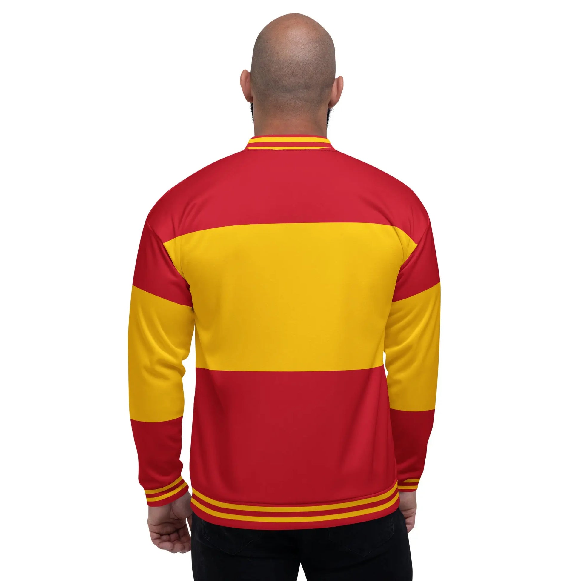 Comprar Chaqueta unisex bomber Bandera de España La Flamenca de Borgoña Bandera España