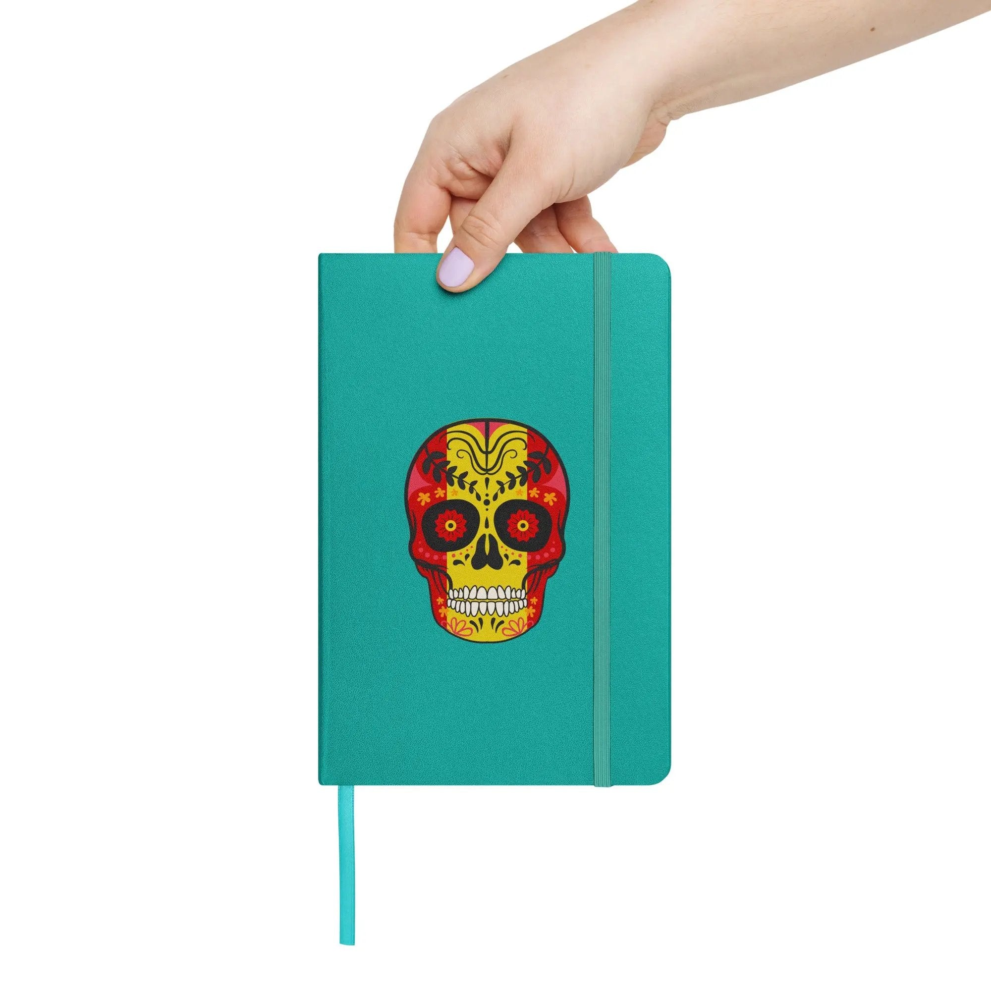 Comprar Cuaderno de tapa dura Calavera España La Flamenca de Borgoña Bandera España