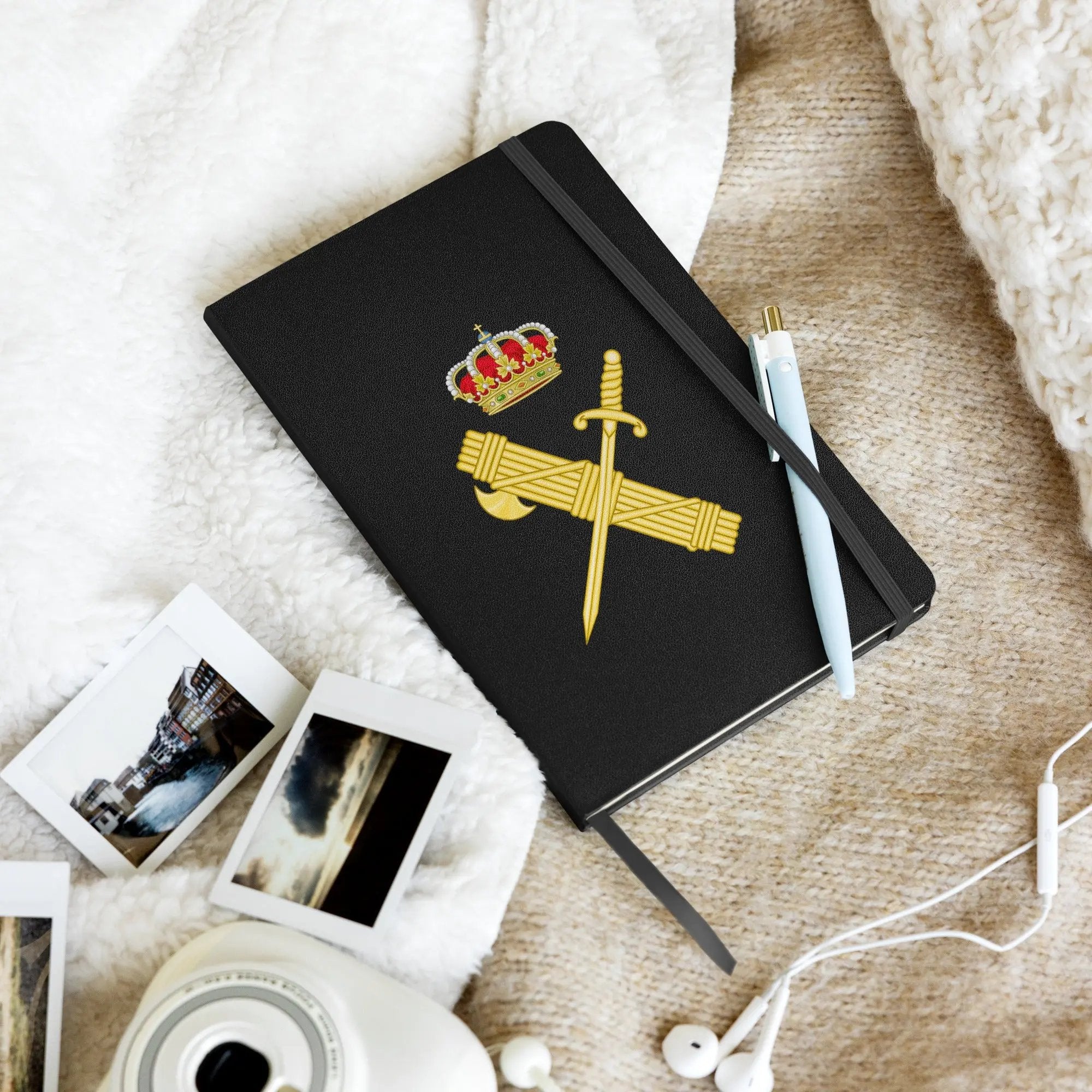 Comprar Cuaderno de tapa dura Guardia Civil La Flamenca de Borgoña Bandera España