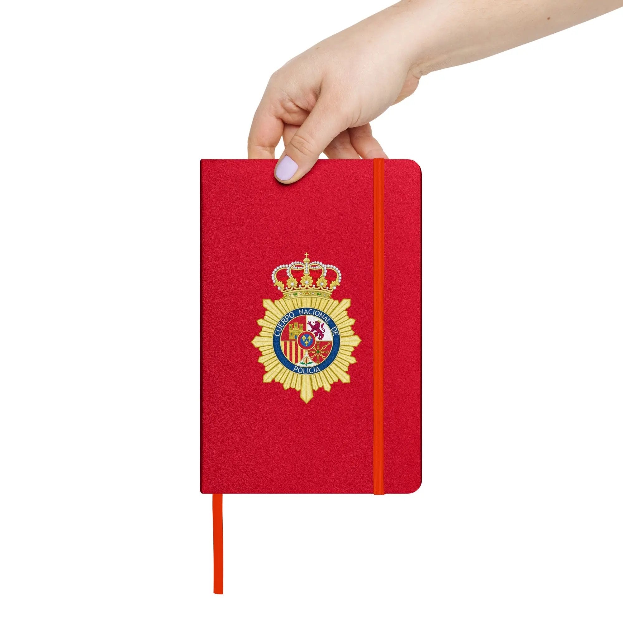 Comprar Cuaderno de tapa dura Policía Nacional La Flamenca de Borgoña Bandera España
