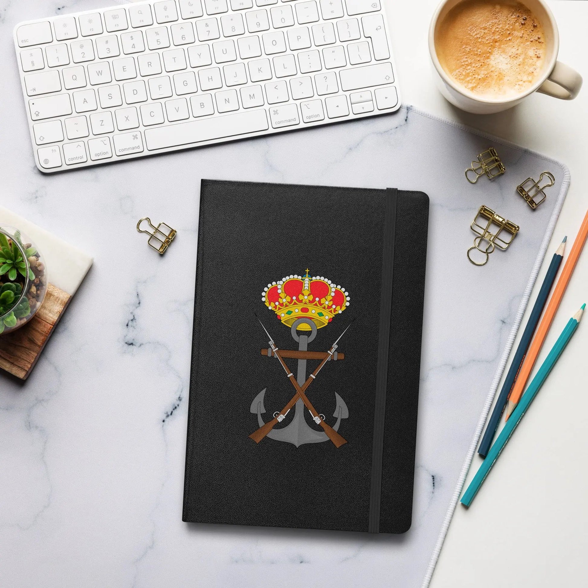Comprar Cuaderno de tapa dura Policía Nacional La Flamenca de Borgoña Bandera España