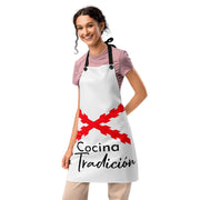 Comprar Delantal Cruz de Borgoña "Cocina y Tradición" La Flamenca de Borgoña Bandera España
