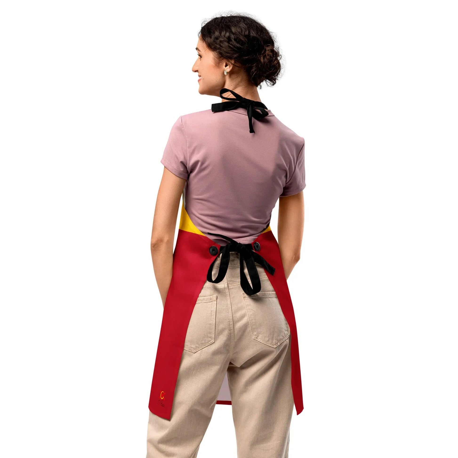 Comprar Delantal de cocina Bandera de España La Flamenca de Borgoña Bandera España