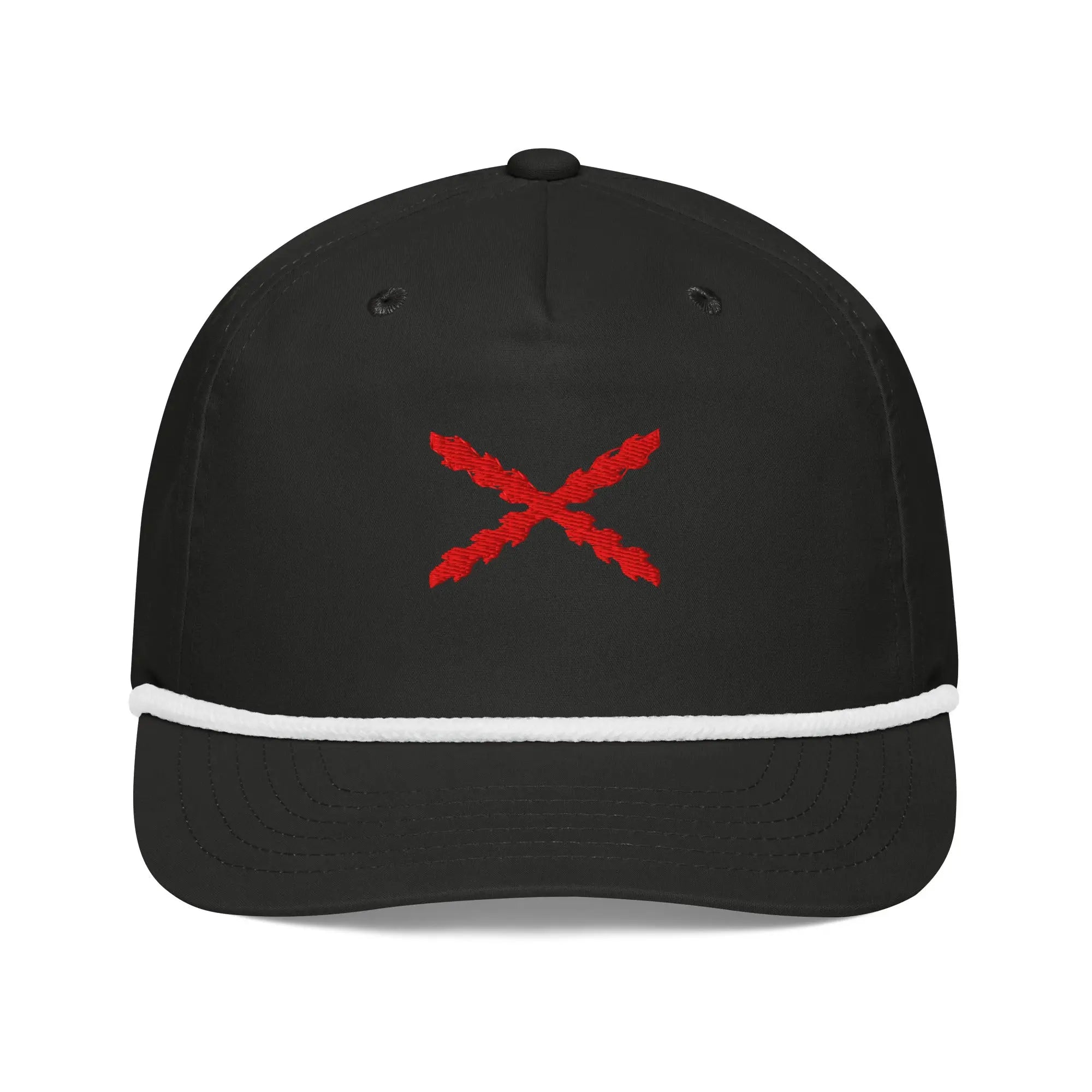 Comprar Gorra de golf con cuerda Cruz de Borgoña Bandera España La Flamenca de Borgoña Patricia Muñoz VOX